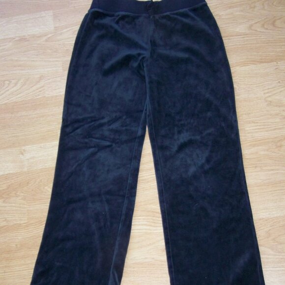 Circo black velvet pants - Picture 1 of 3